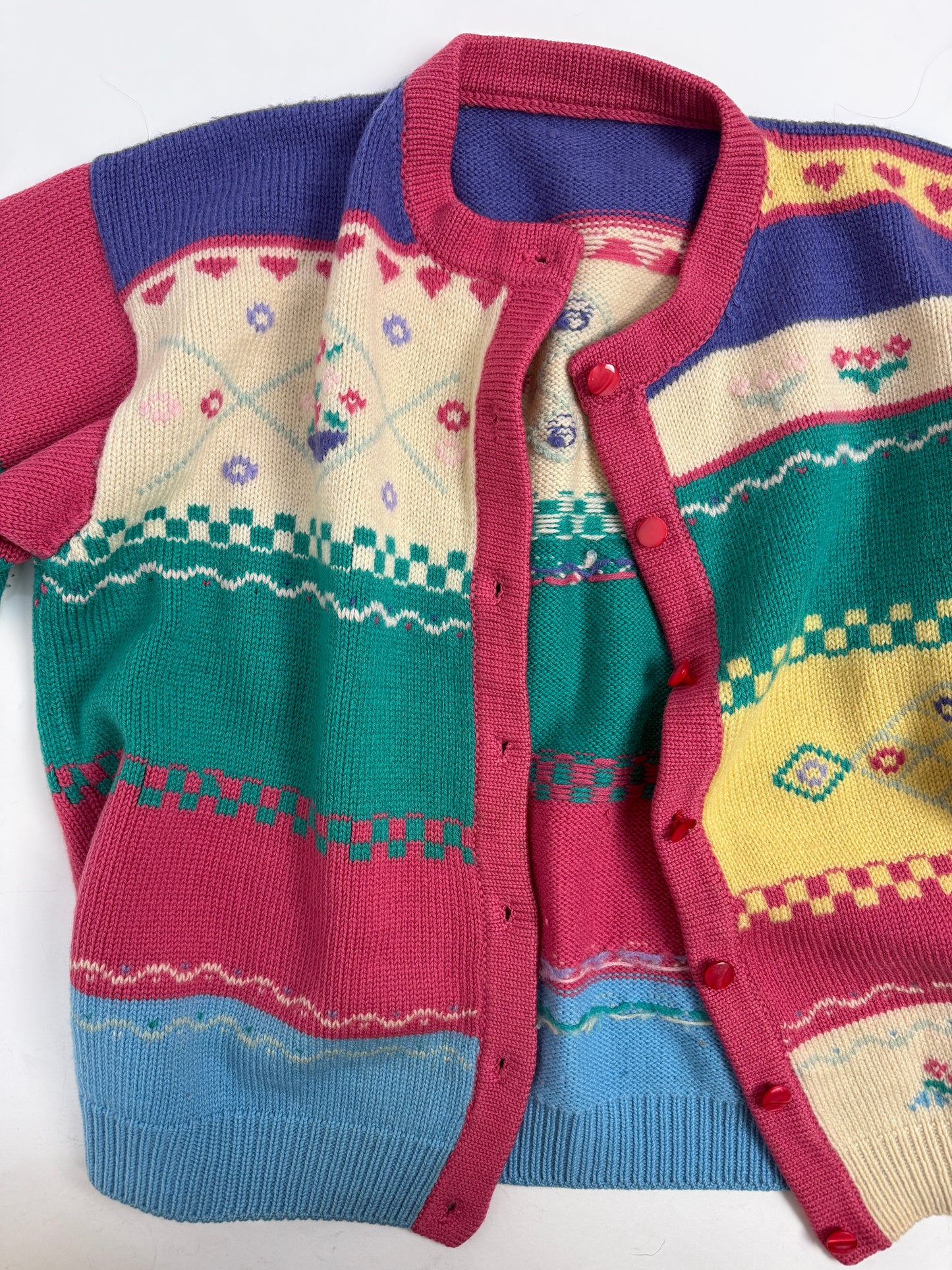 Cardigan in lana anni '80