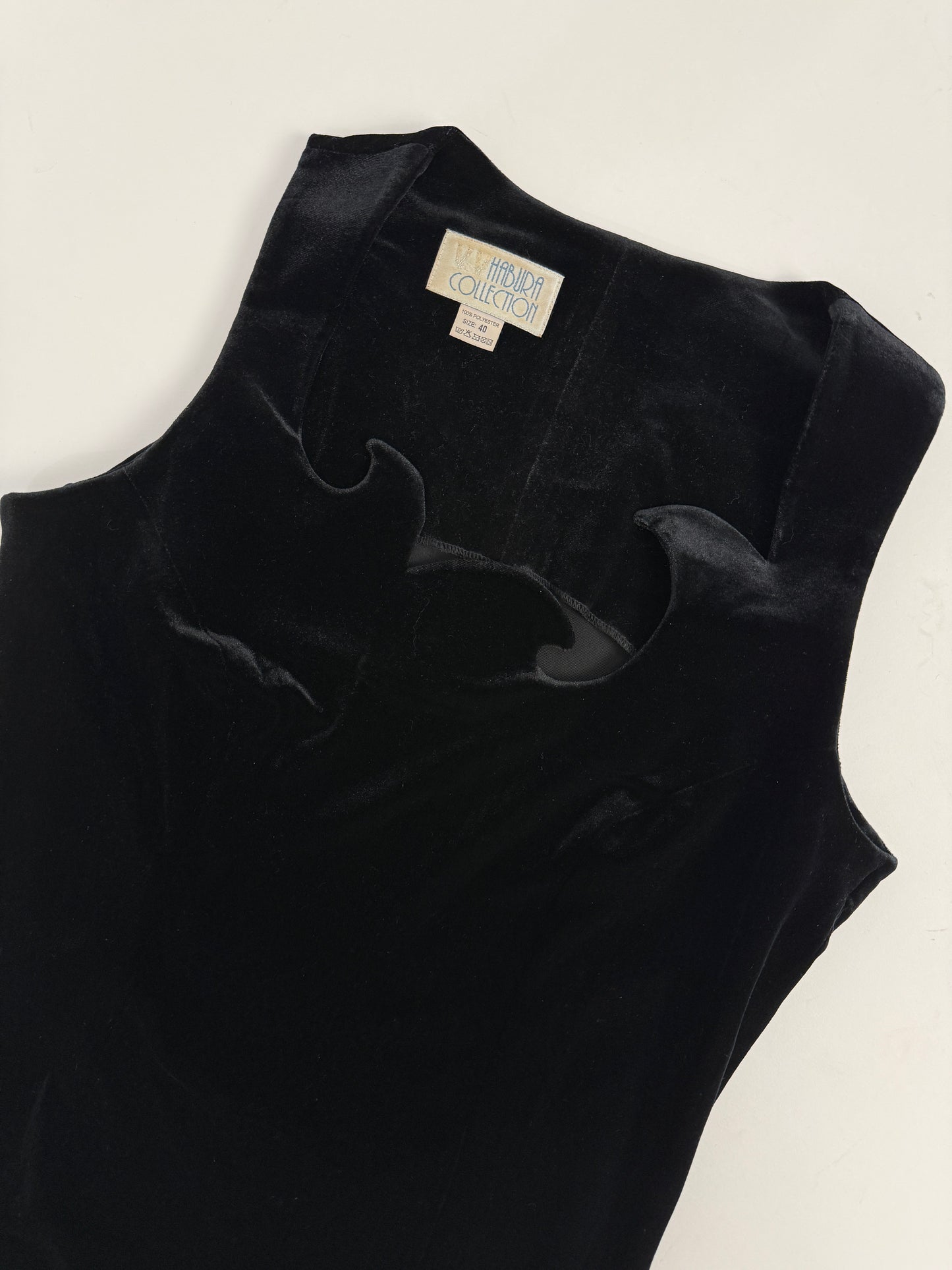 Abito lungo in velluto anni ’90