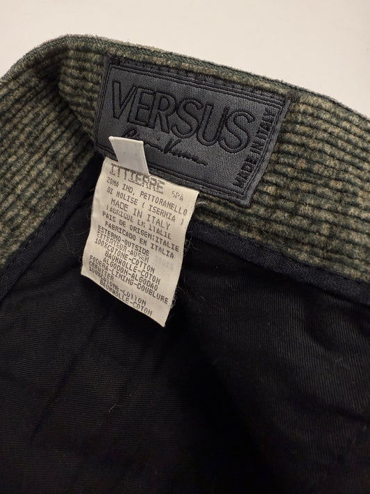 Pantaloni Versus Gianni Versace vintage in velluto a coste