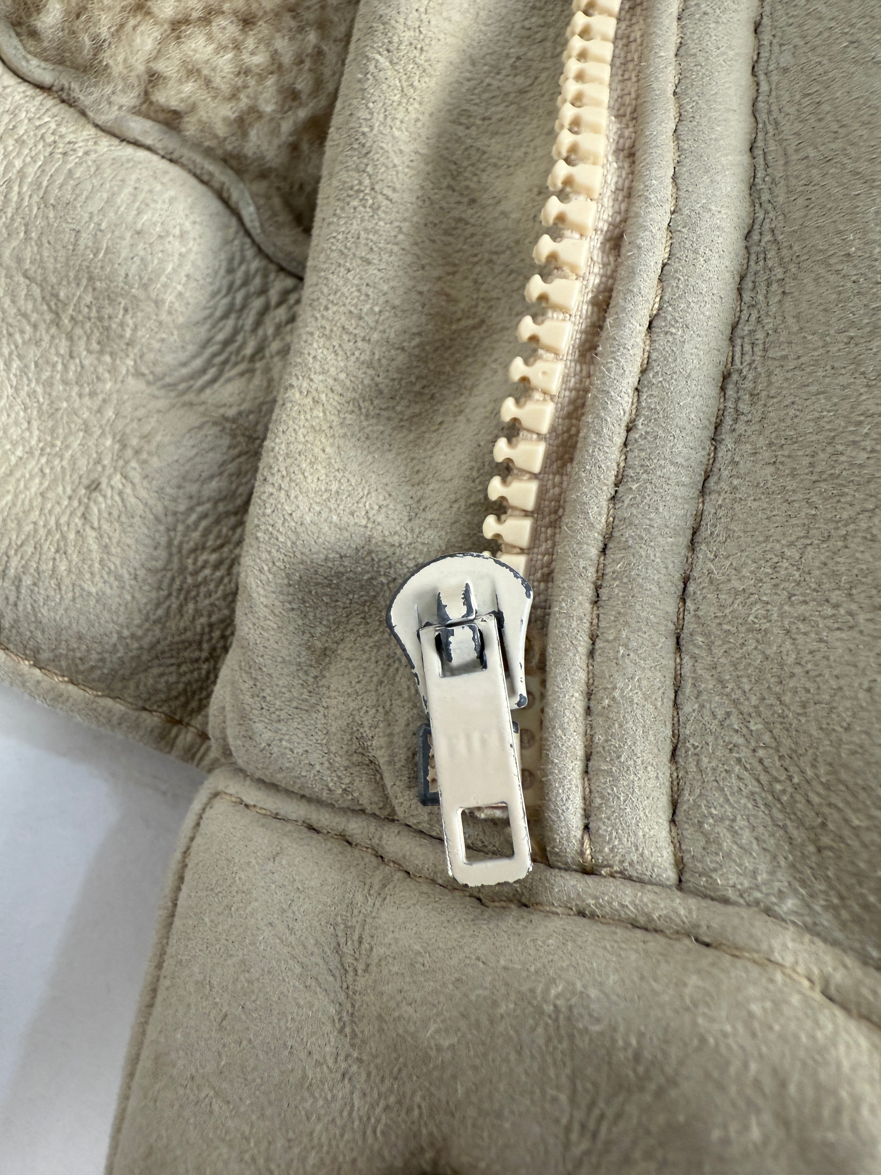 Cappotto monotone shearling anni '70