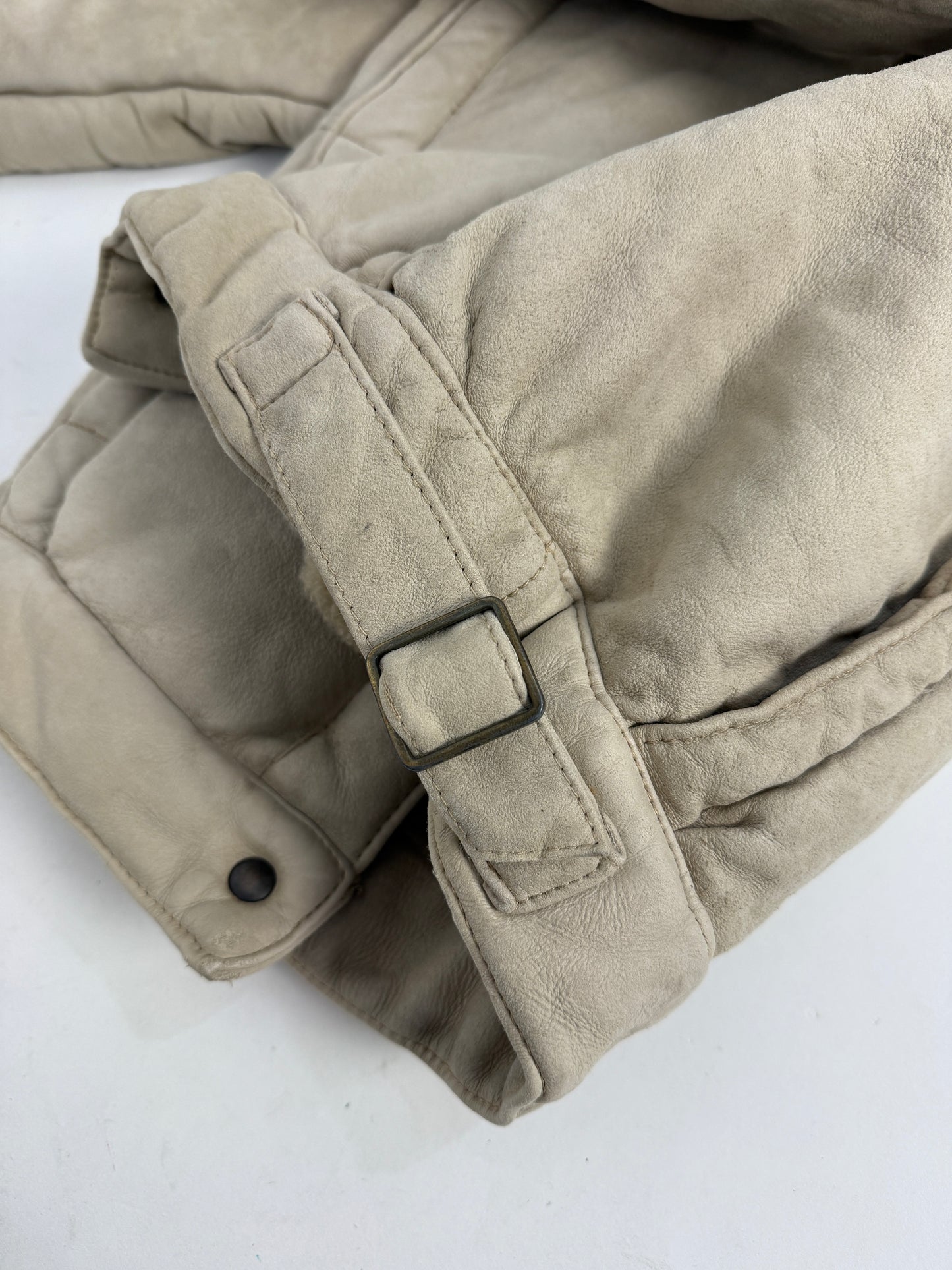 Cappotto monotone shearling anni '70