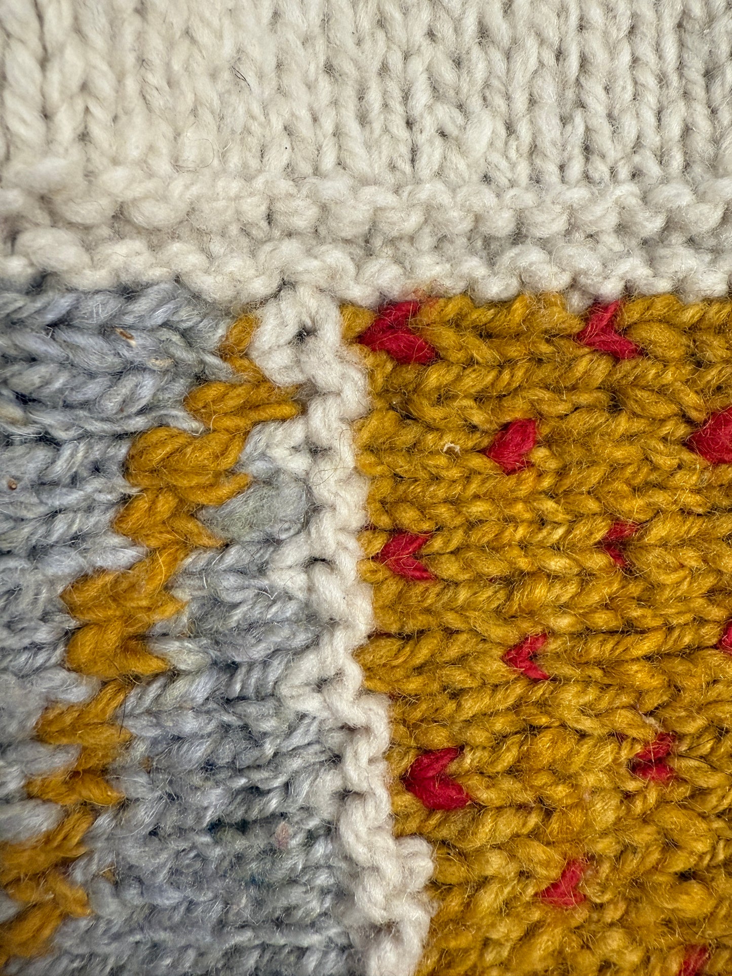 Cardigan patchwork anni '80 fatto a mano