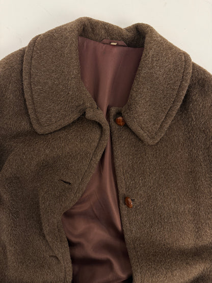 Cappotto in lana spazzolata anni ’70