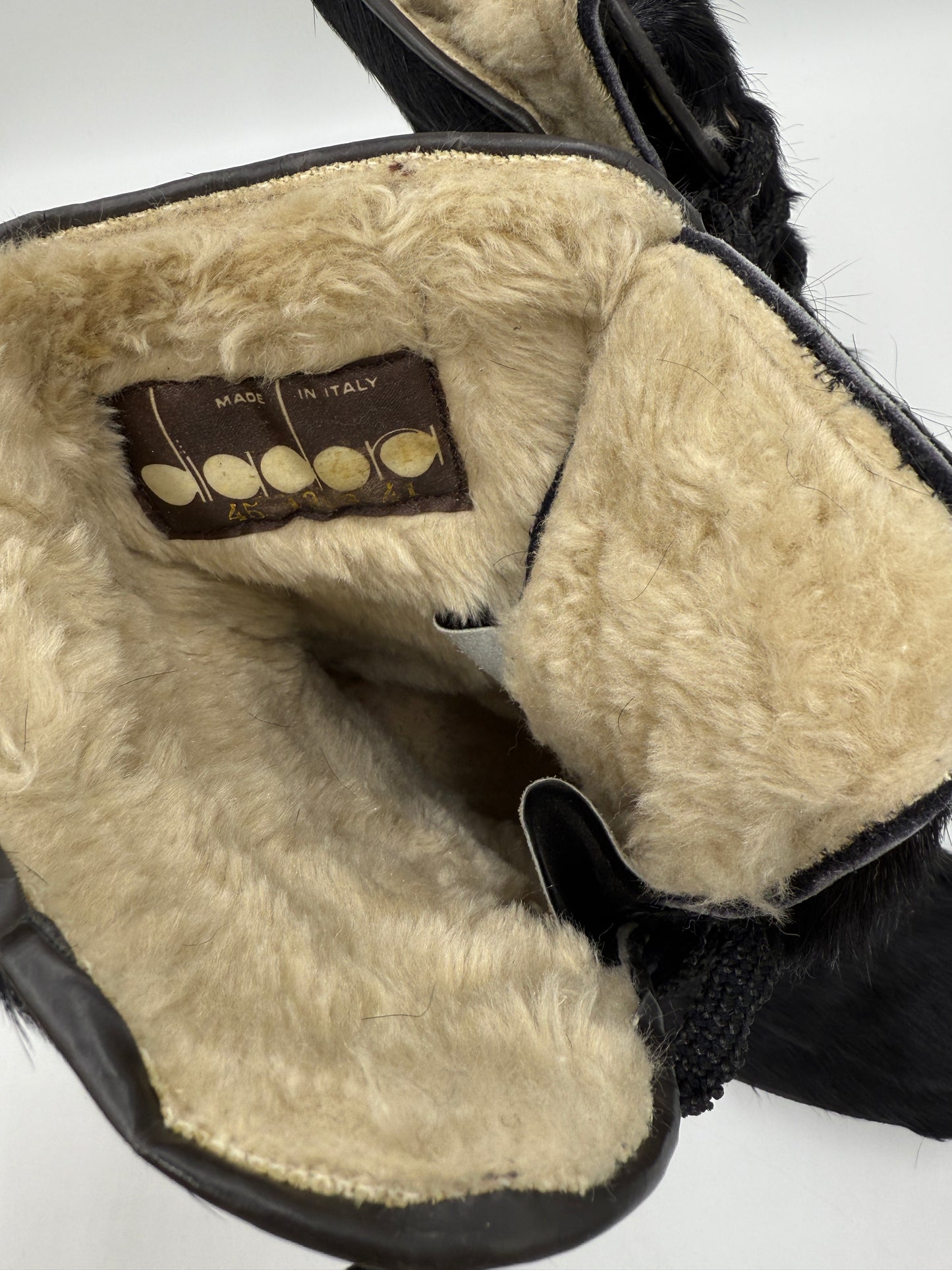 Scarponcino Diadora anni '70 in cavallino - Numero 41