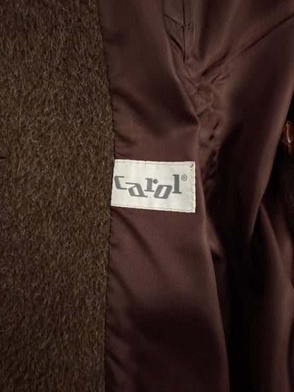 Cappotto in lana spazzolata anni ’70