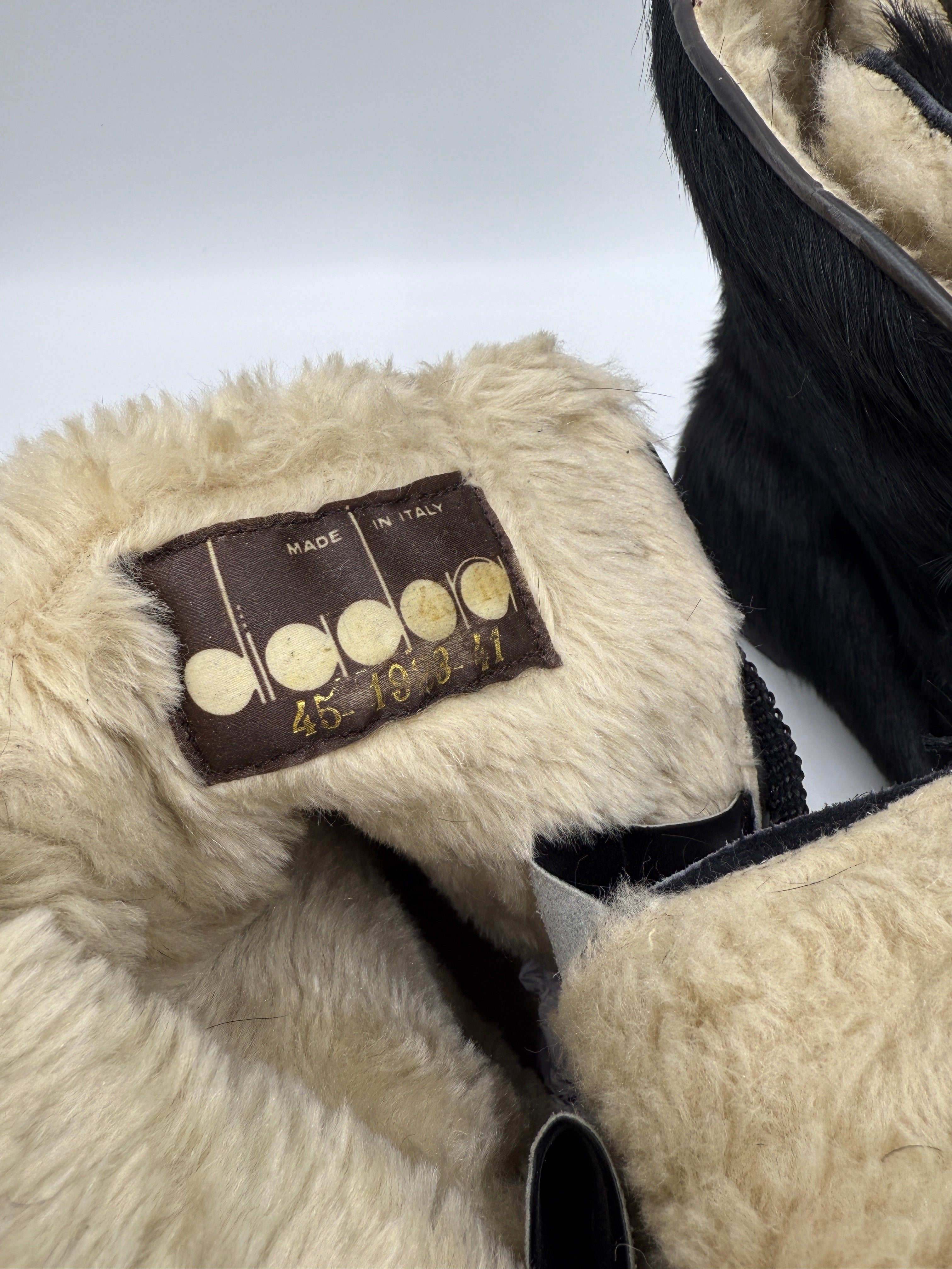 Scarponcino Diadora anni '70 in cavallino - Numero 41