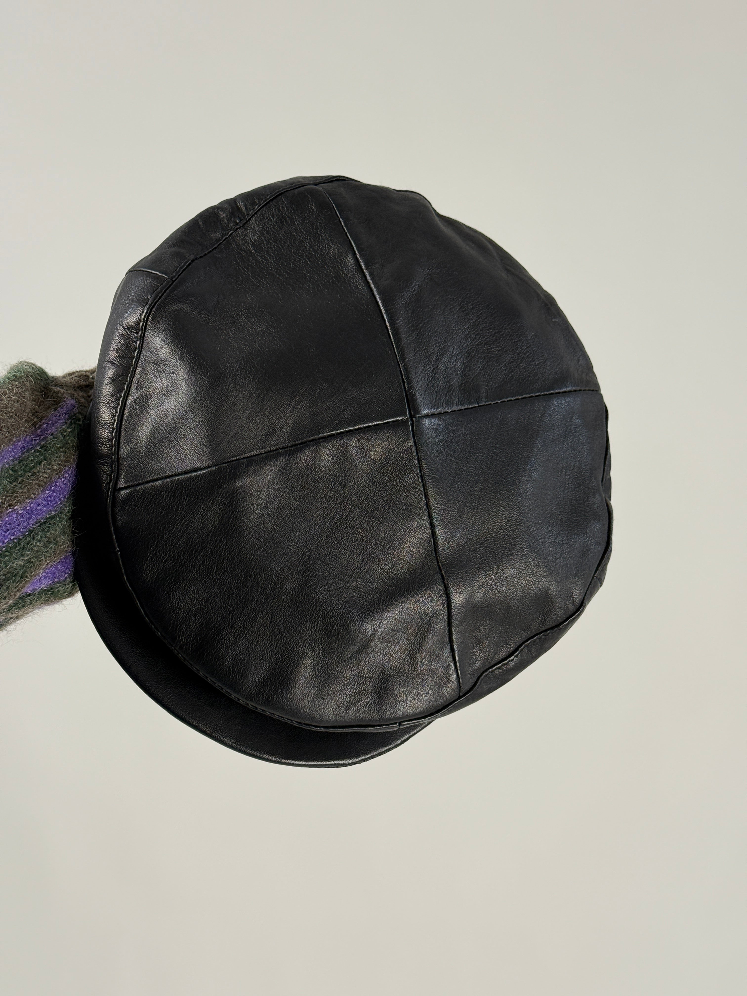 Cappello Marinaretto in pelle anni '80