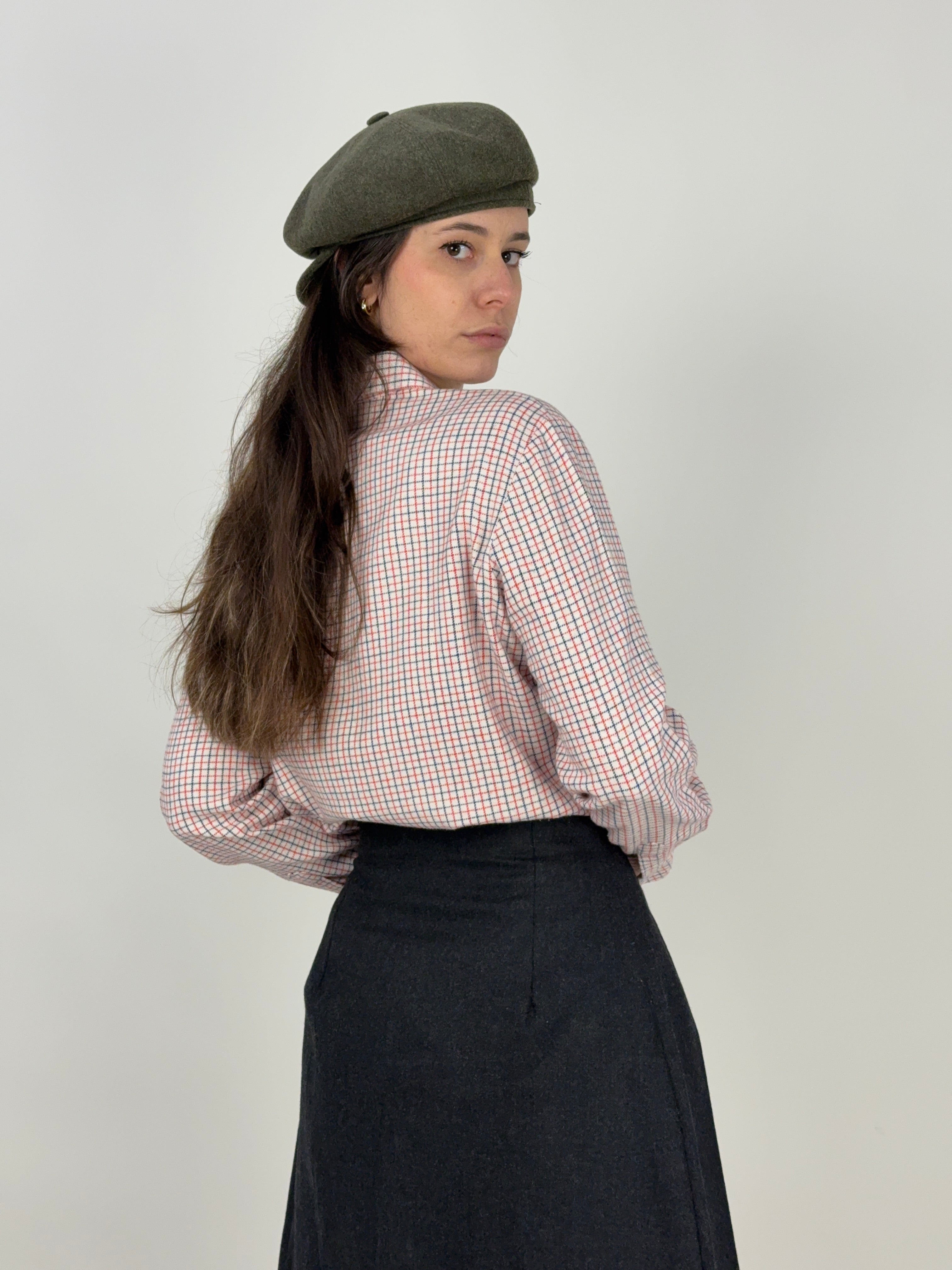 Camicia Bailo anni '70 in flanella di cotone