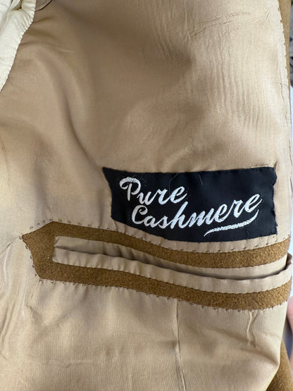 Cappotto doppiopetto in puro cashmere vintage