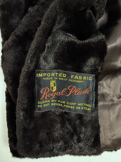 Cappotto Royal Plush anni ’70 in ecopelliccia - Made in Germany