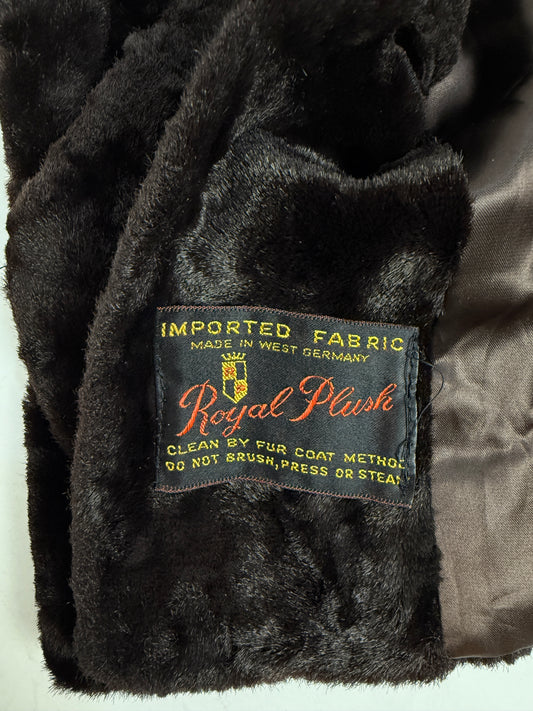 Cappotto Royal Plush anni ’70 in ecopelliccia - Made in Germany