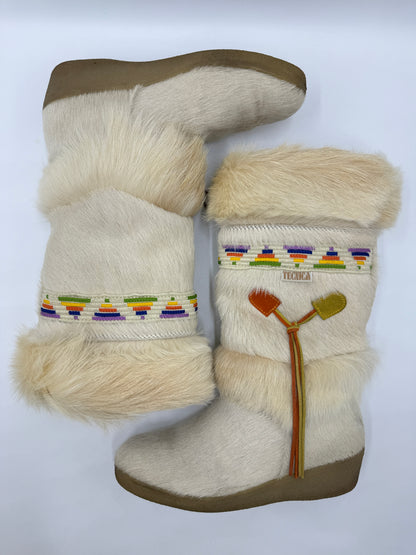 Stivali TECNICA in pelliccia anni '70 - Numero 39