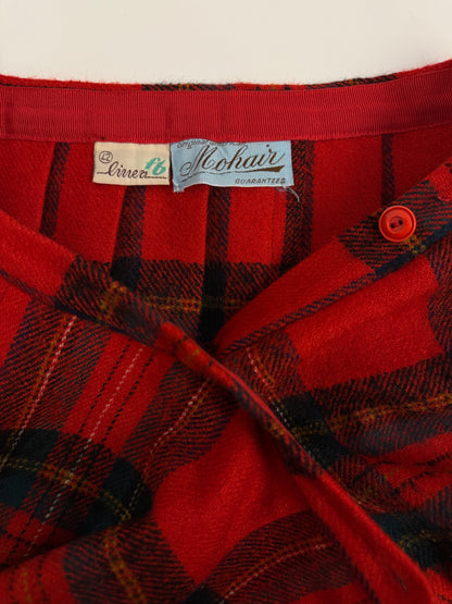 Kilt Scozzese anni '70 in lana mohair