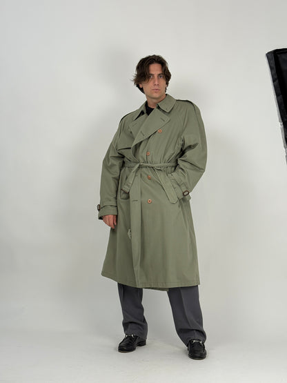 Trench anni '80 con calda fodera