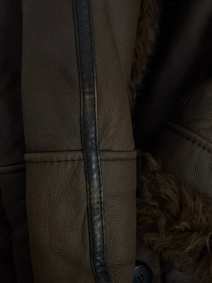 Cappotto shearling lungo vintage