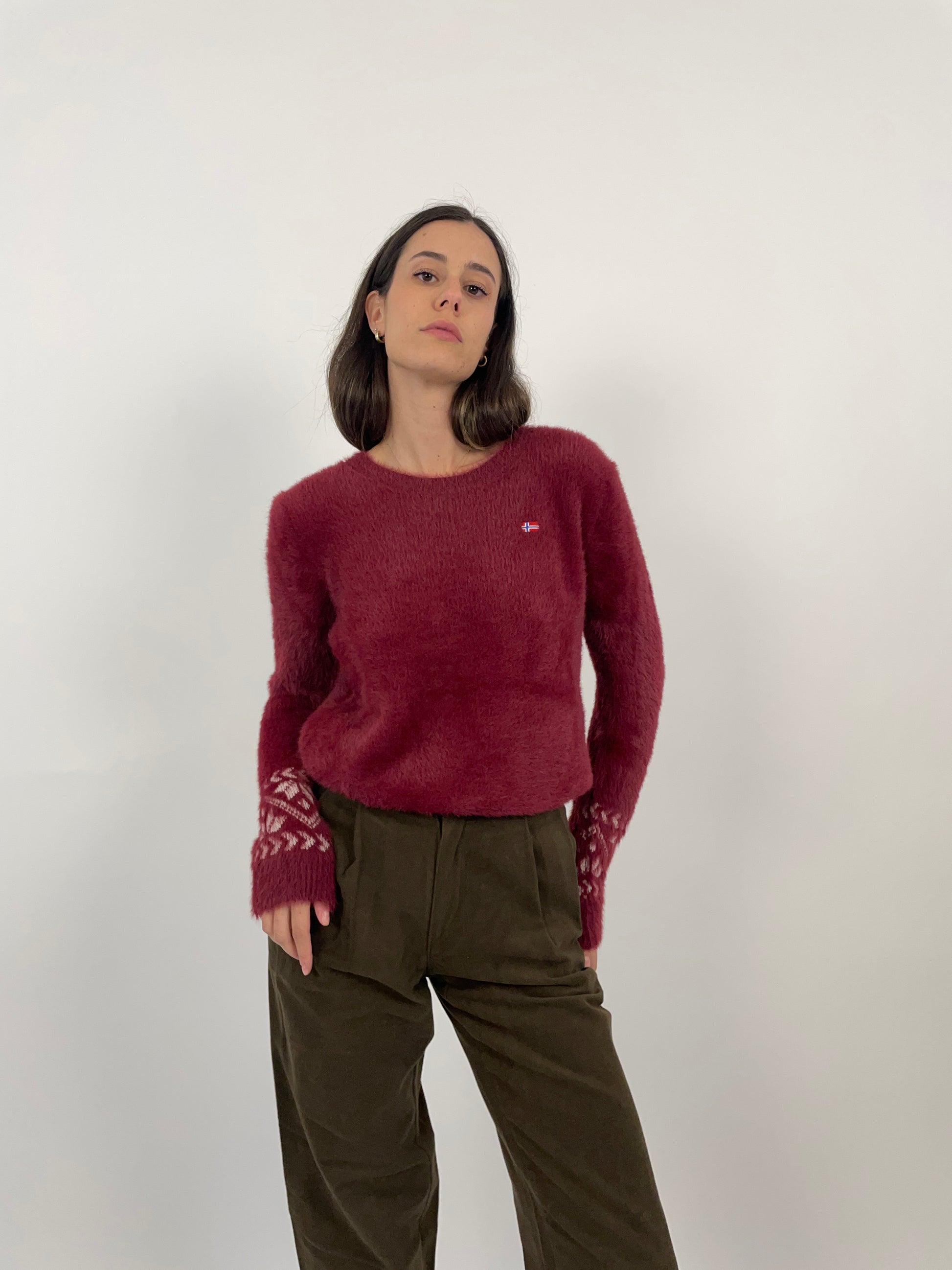 maglione-napapijri-da-donna-bordeaux