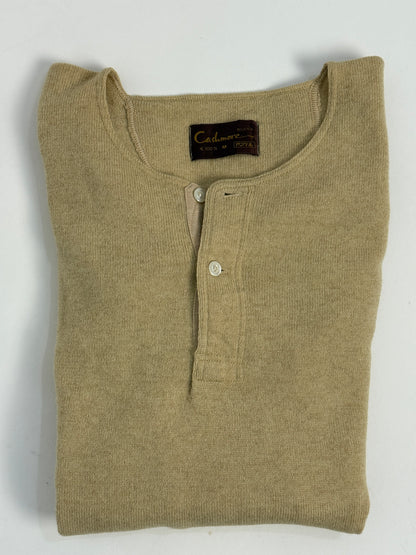 Maglia henley in cashmere – Knit Giapponese