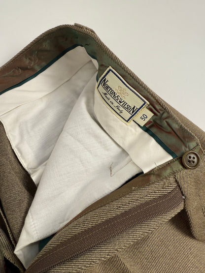 pantaloni-vin tage-uomo-in-lana-beige