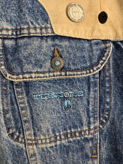 Giacca Jeans Turquoise anni ’80
