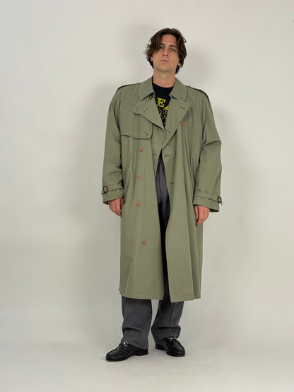 Trench anni '80 con calda fodera