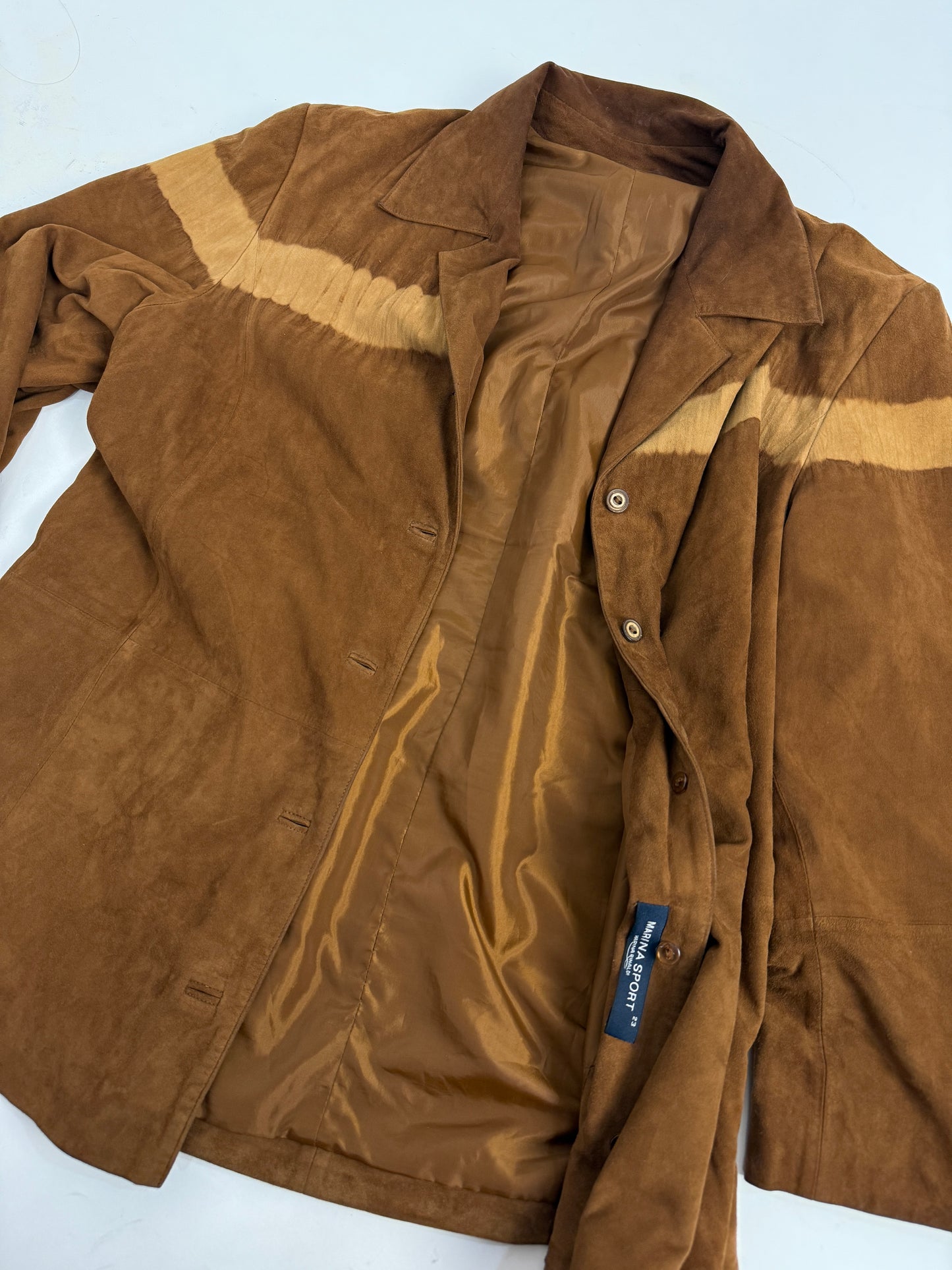 Camicia giacca in camoscio - Marina Sport anni ’80