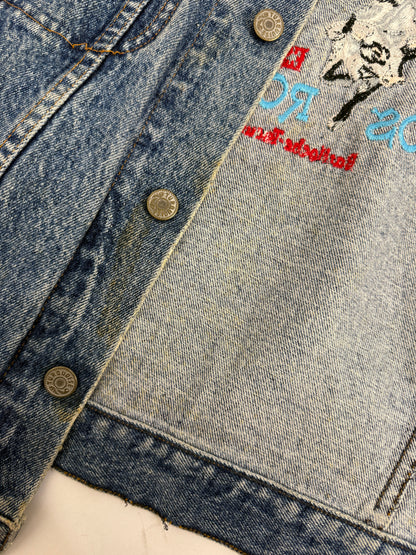 Giacca Jeans Turquoise anni ’80