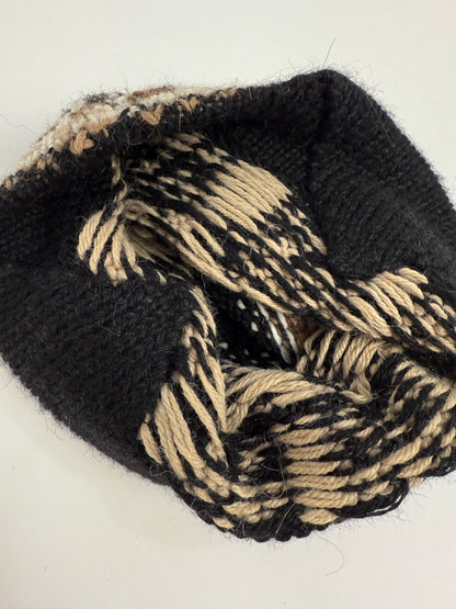 Papalina Vintage in Lana con motivo Alpaca