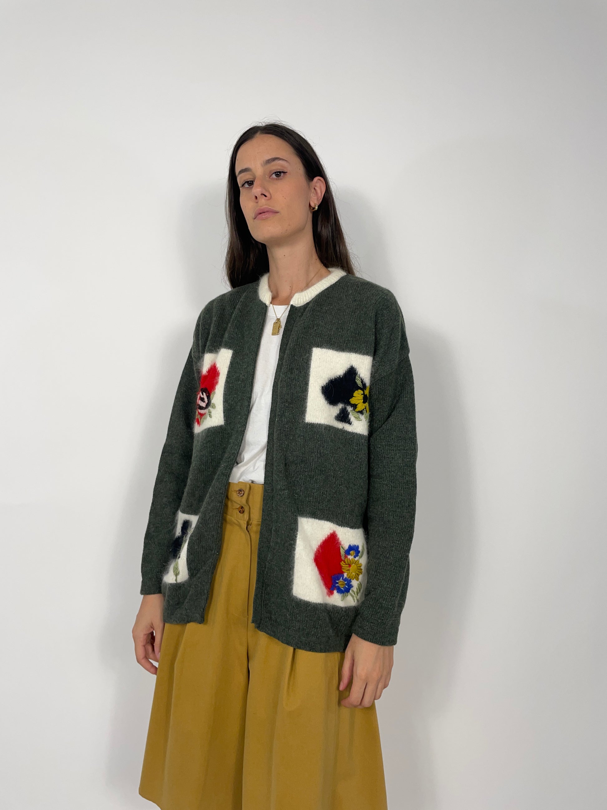 cardigan-vintage-in-lana-donna-colore-verde