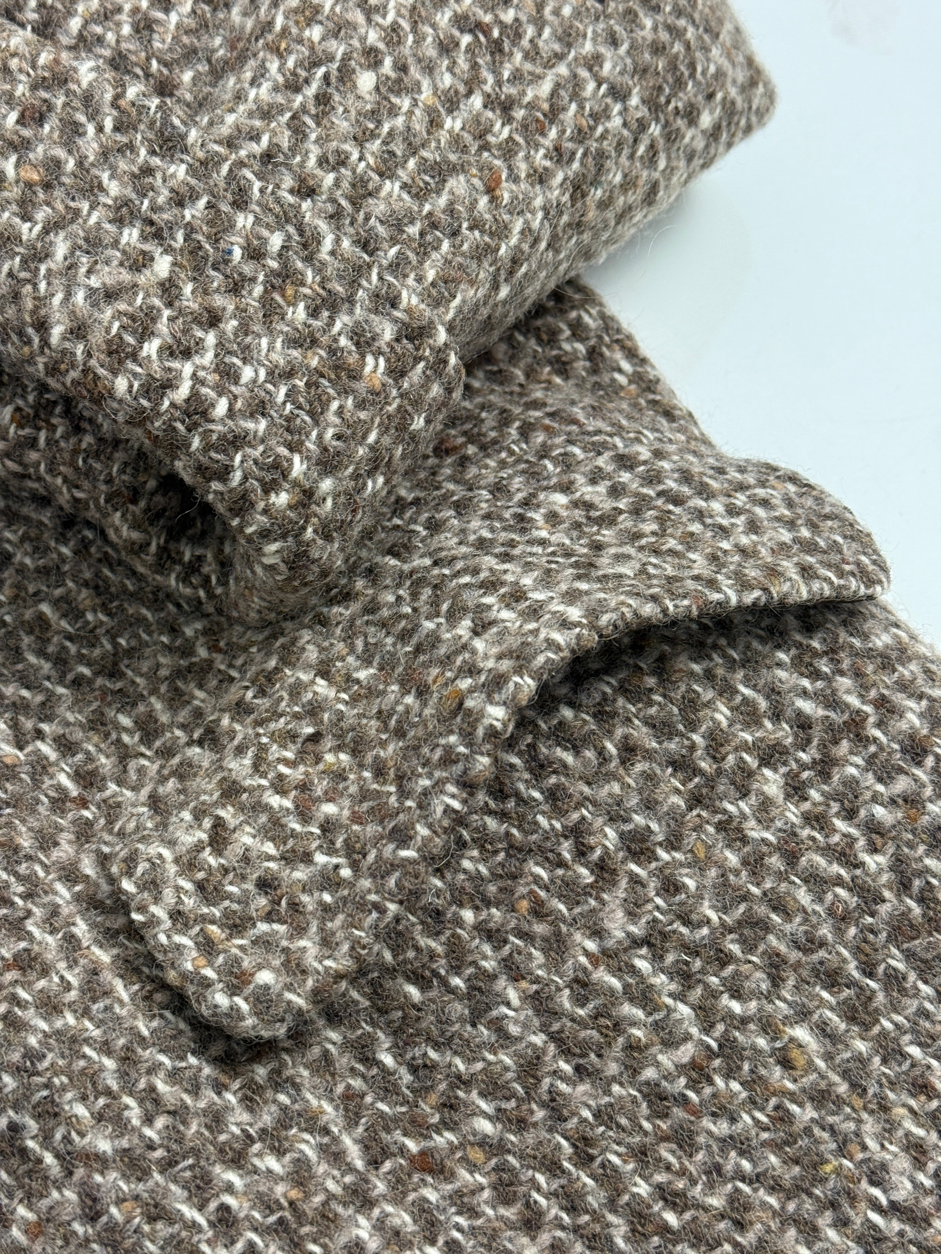 Cappotto in lana tweed anni '80