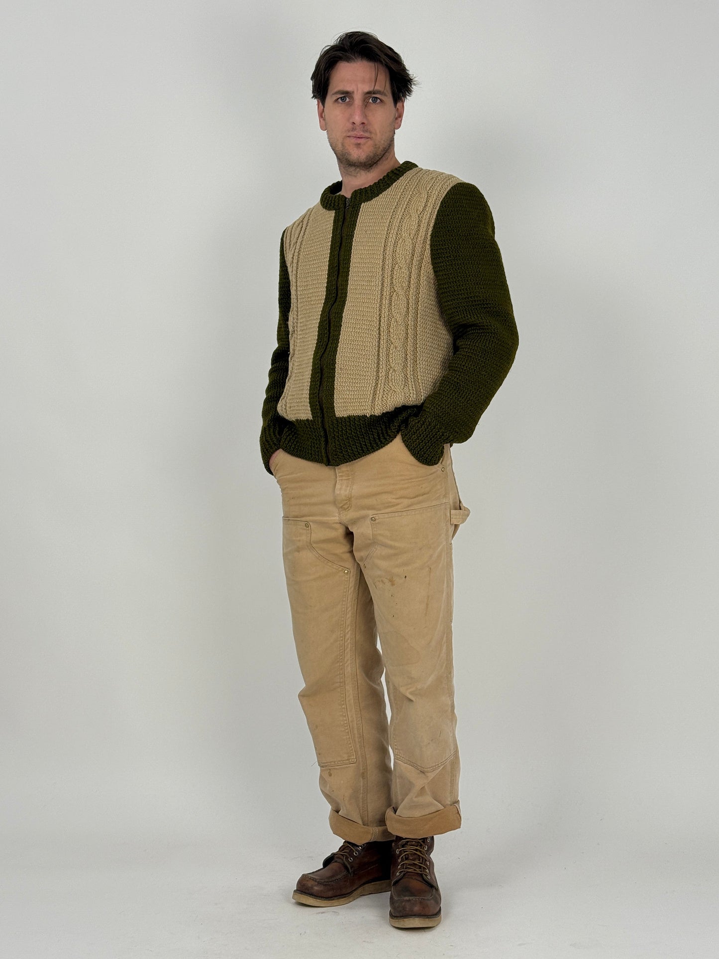 Cardigan in lana anni '60