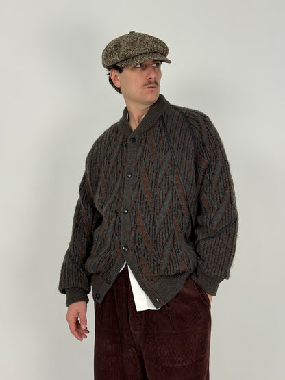 cardigan-anni-80-in-lana-marrone-uomo
