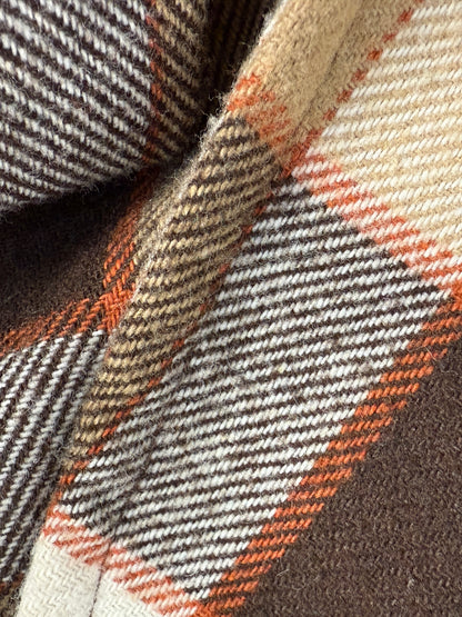 Abito anni '60/'70 in lana a quadri