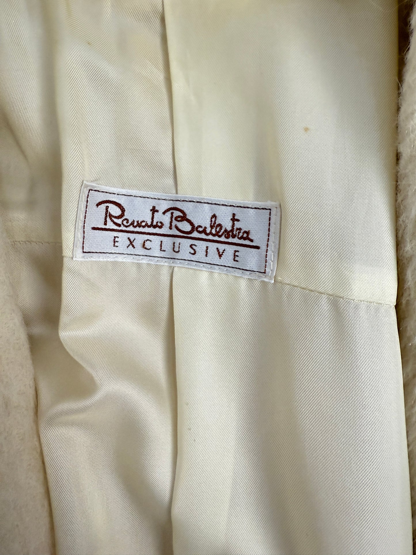 Cappotto Renato Balestra anni '80