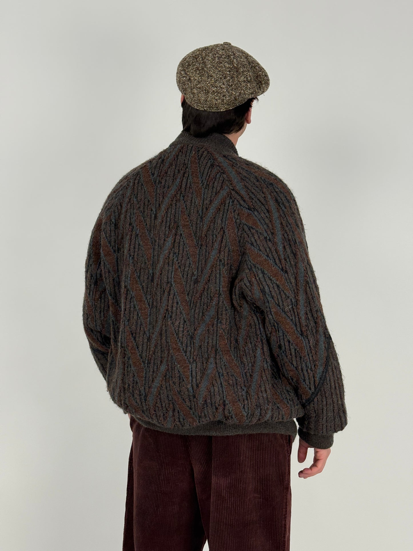 Cardigan in lana/mohair primi anni '80