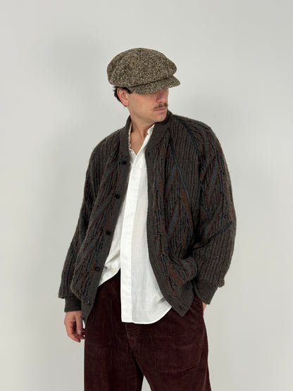 Cardigan in lana/mohair primi anni '80