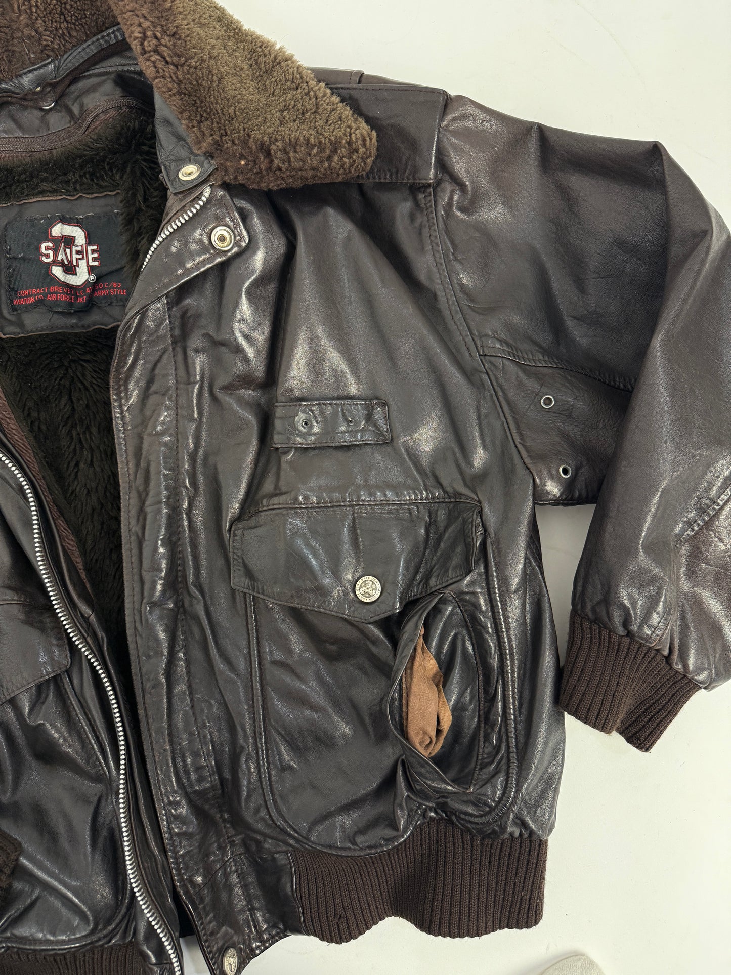 Giacca aviatore SAFE U.S. Air Force B-3 anni ’80