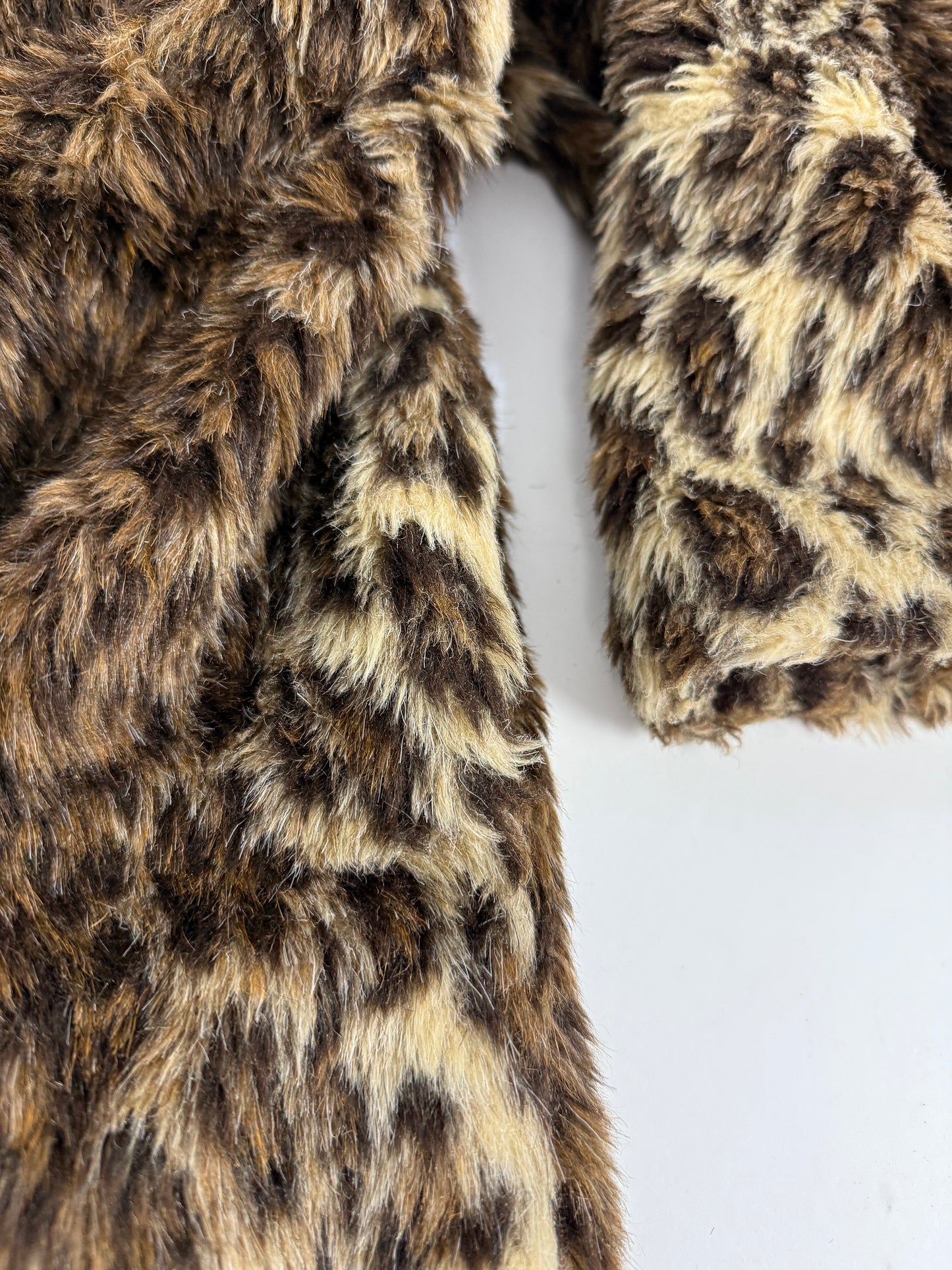 Cappotto leopardato in eco pelliccia anni ’70