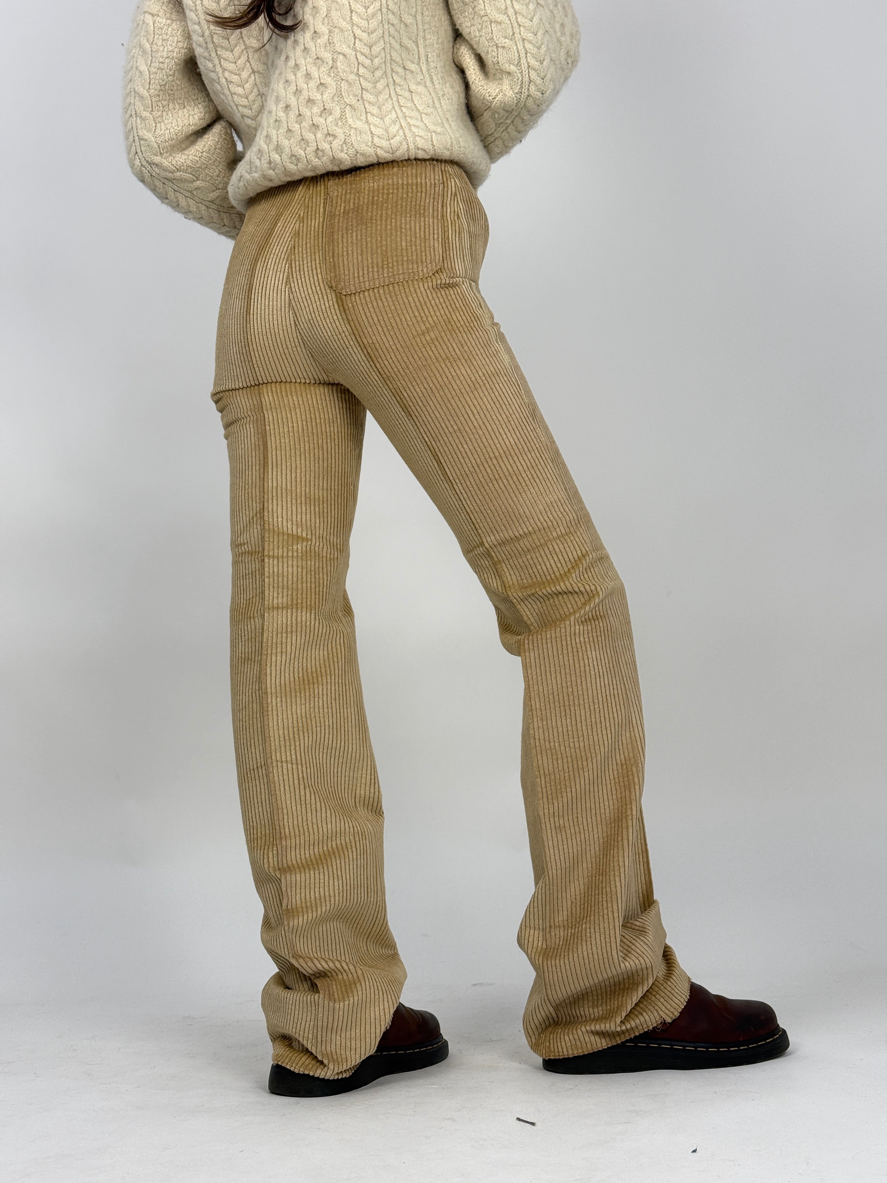 Pantaloni Fila anni '70 in velluto a coste