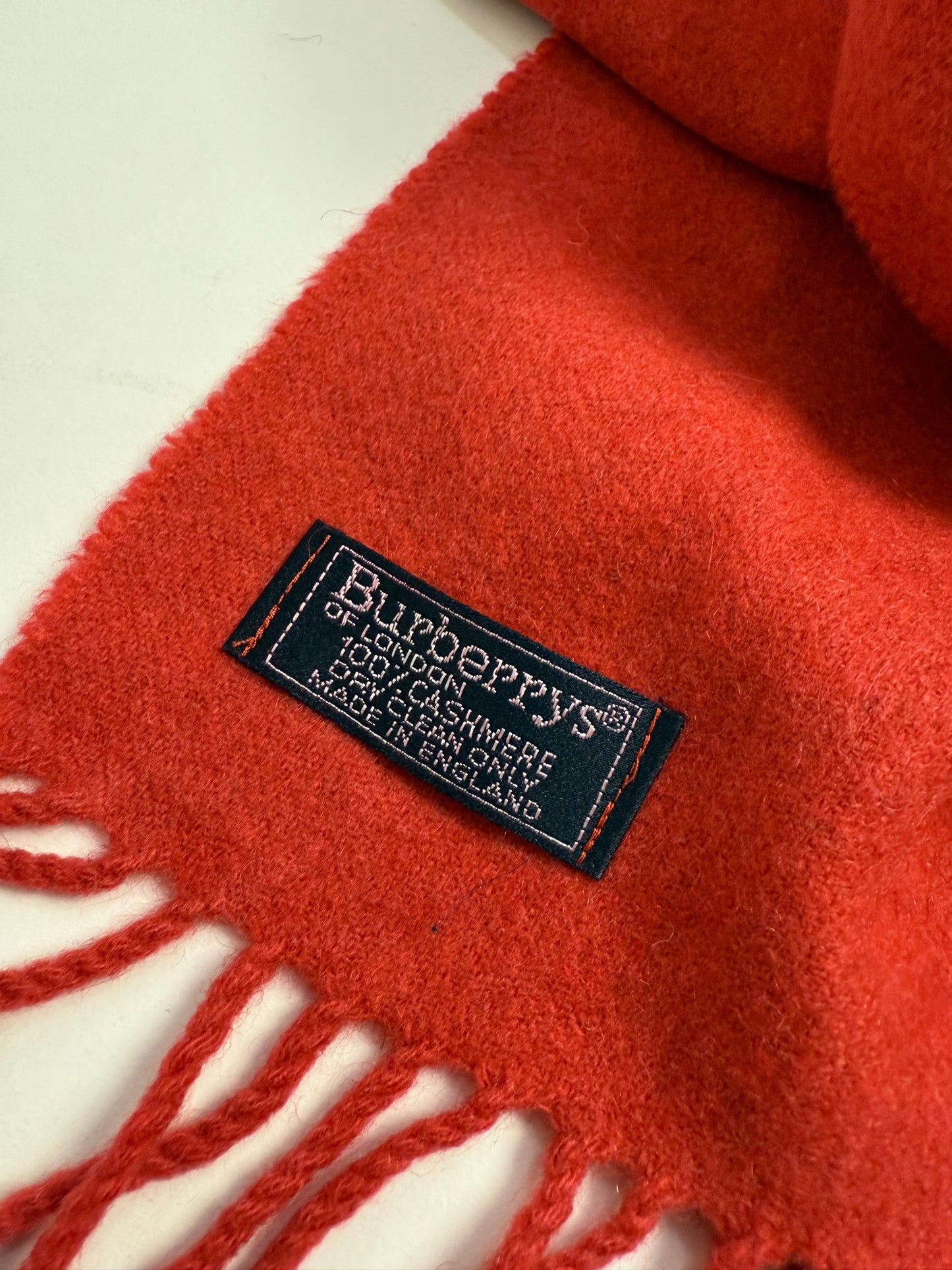 Sciarpa Burberrys' in cashmere anni '80