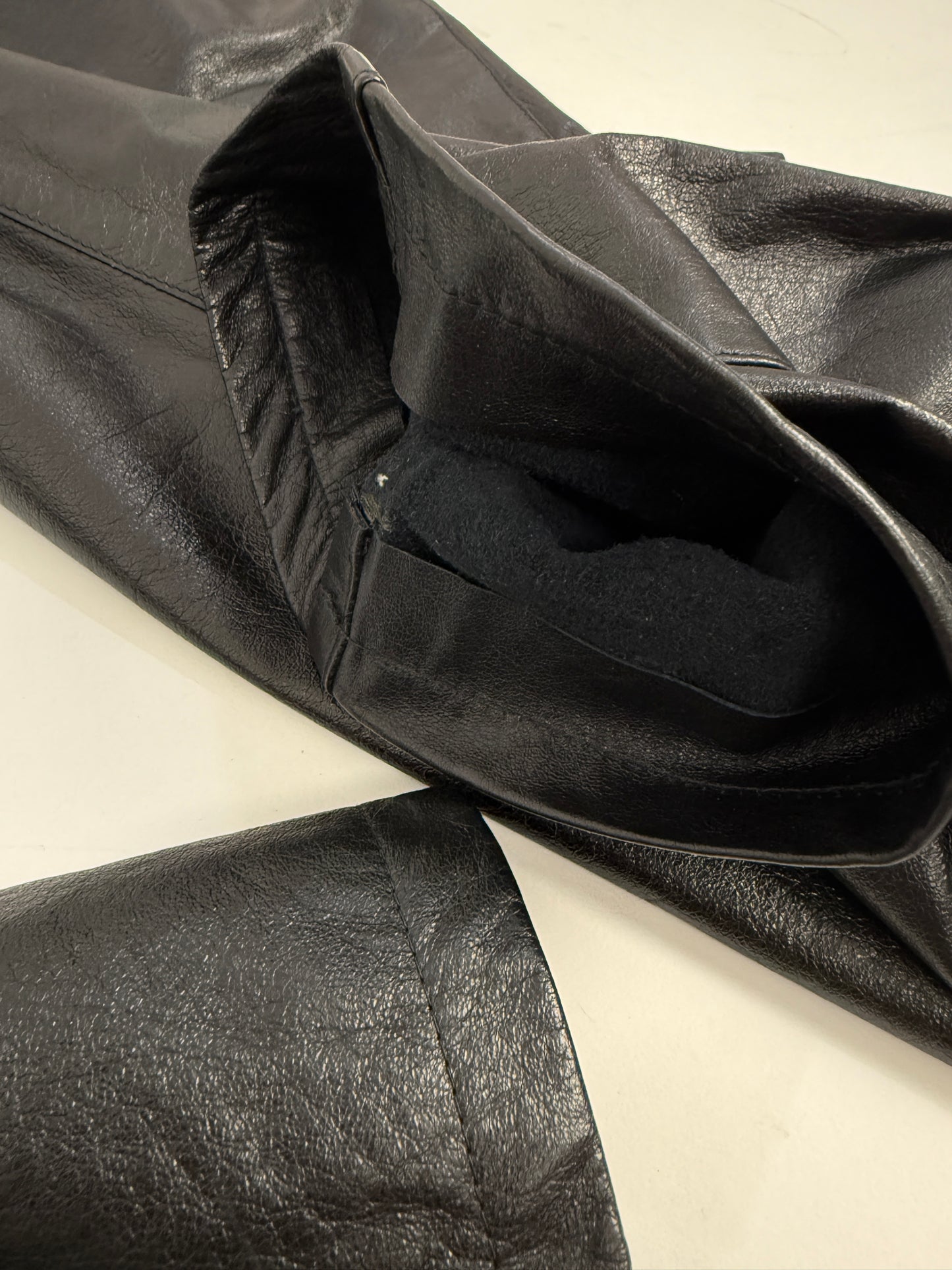 Pantaloni in vera pelle