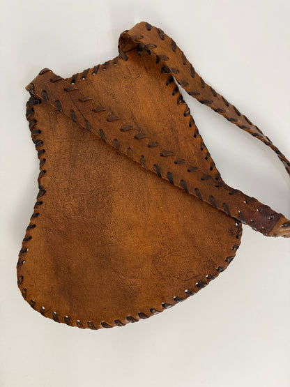 Borsa Artigianale in Cuoio anni ’70