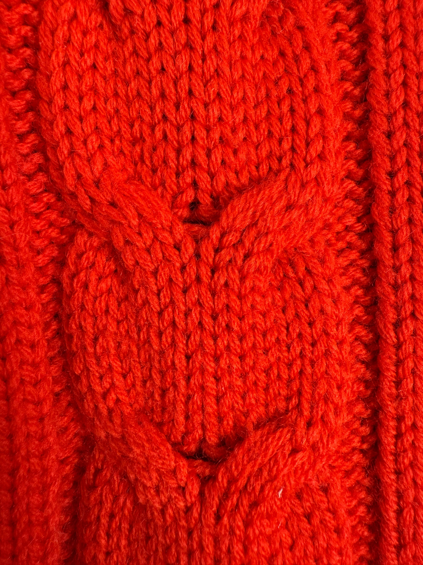 Cardigan in pura lana anni '70