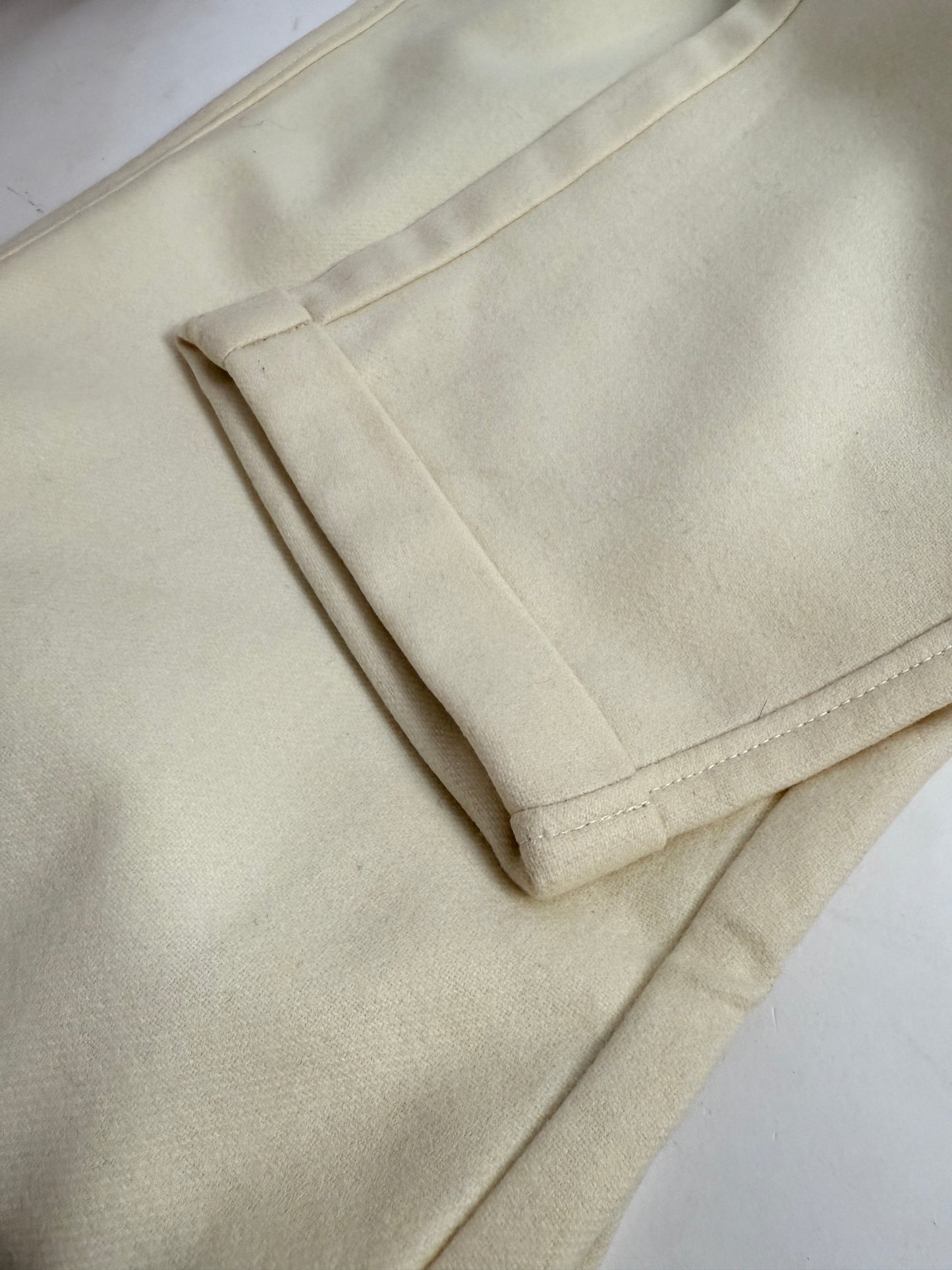 Pantaloni sartoriali in lana anni '70