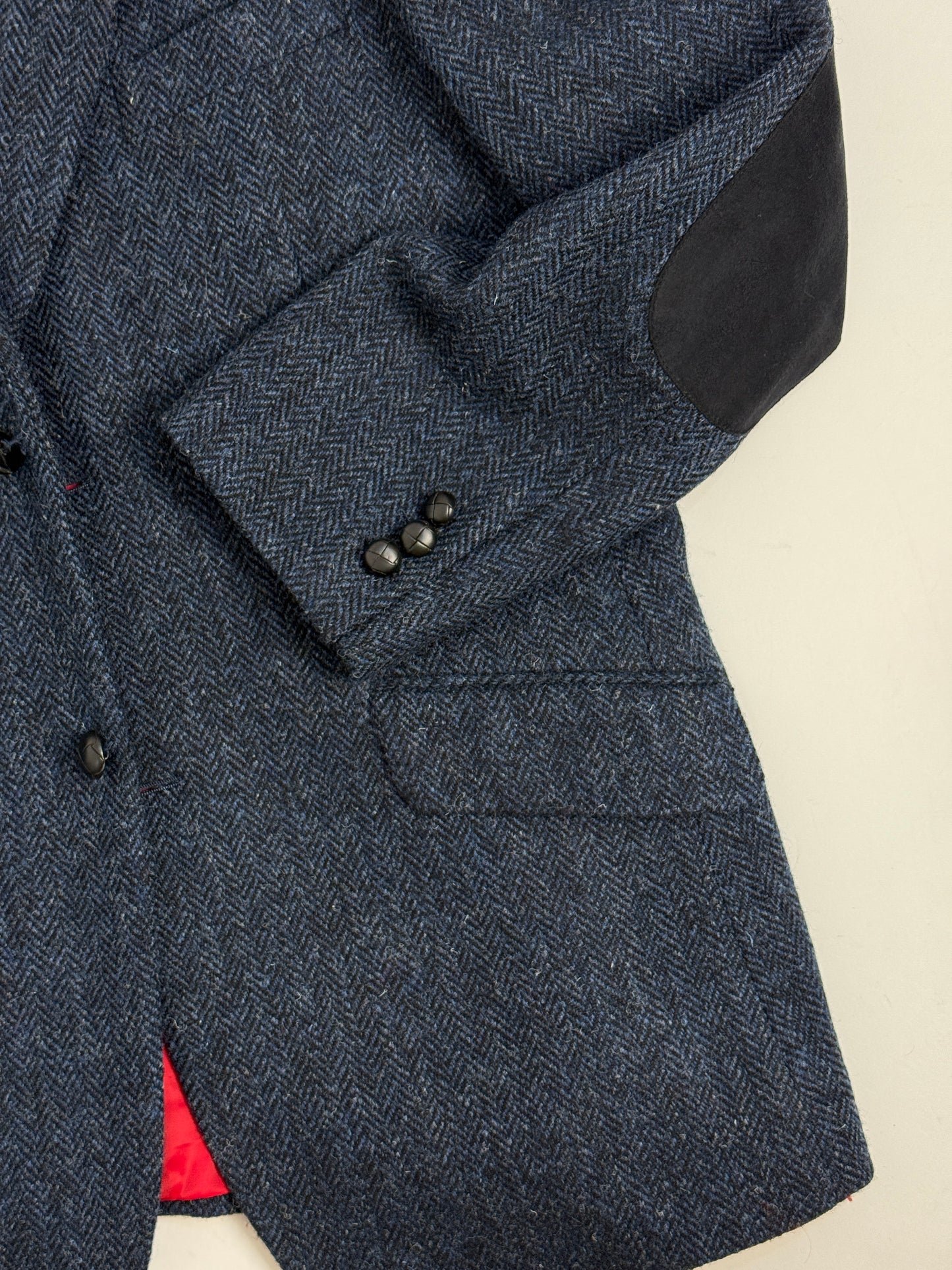 Blazer Harris Tweed in pura lana – Hand Woven Scotland