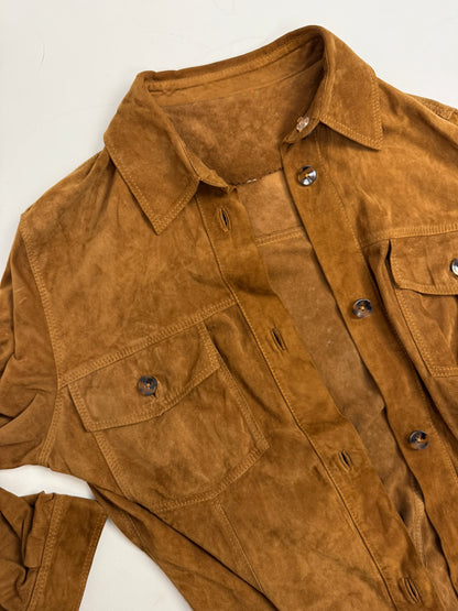 Camicia in camoscio vintage