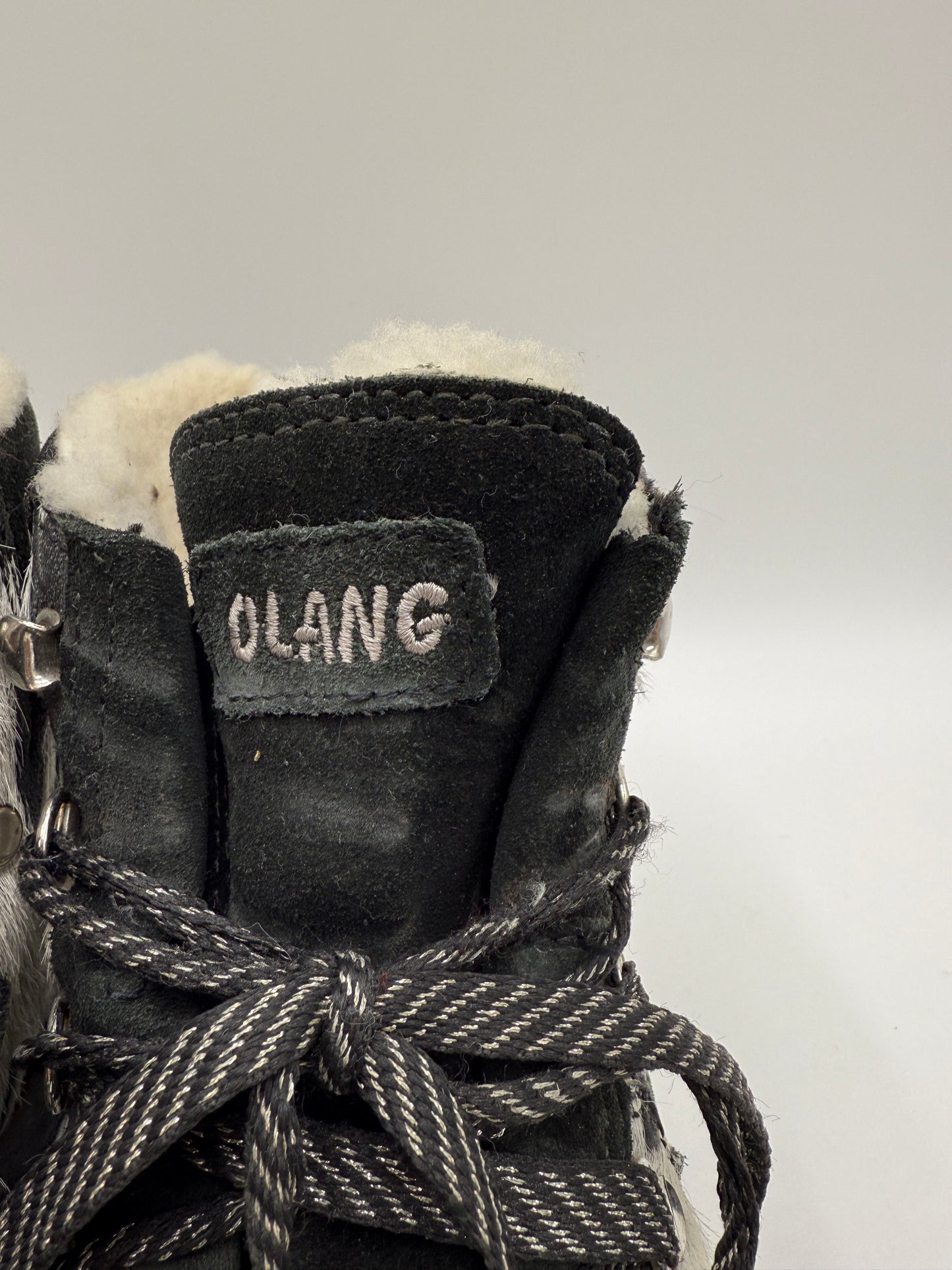 Scarponcinio in cavallino maculato interno in shearling - Numero 37