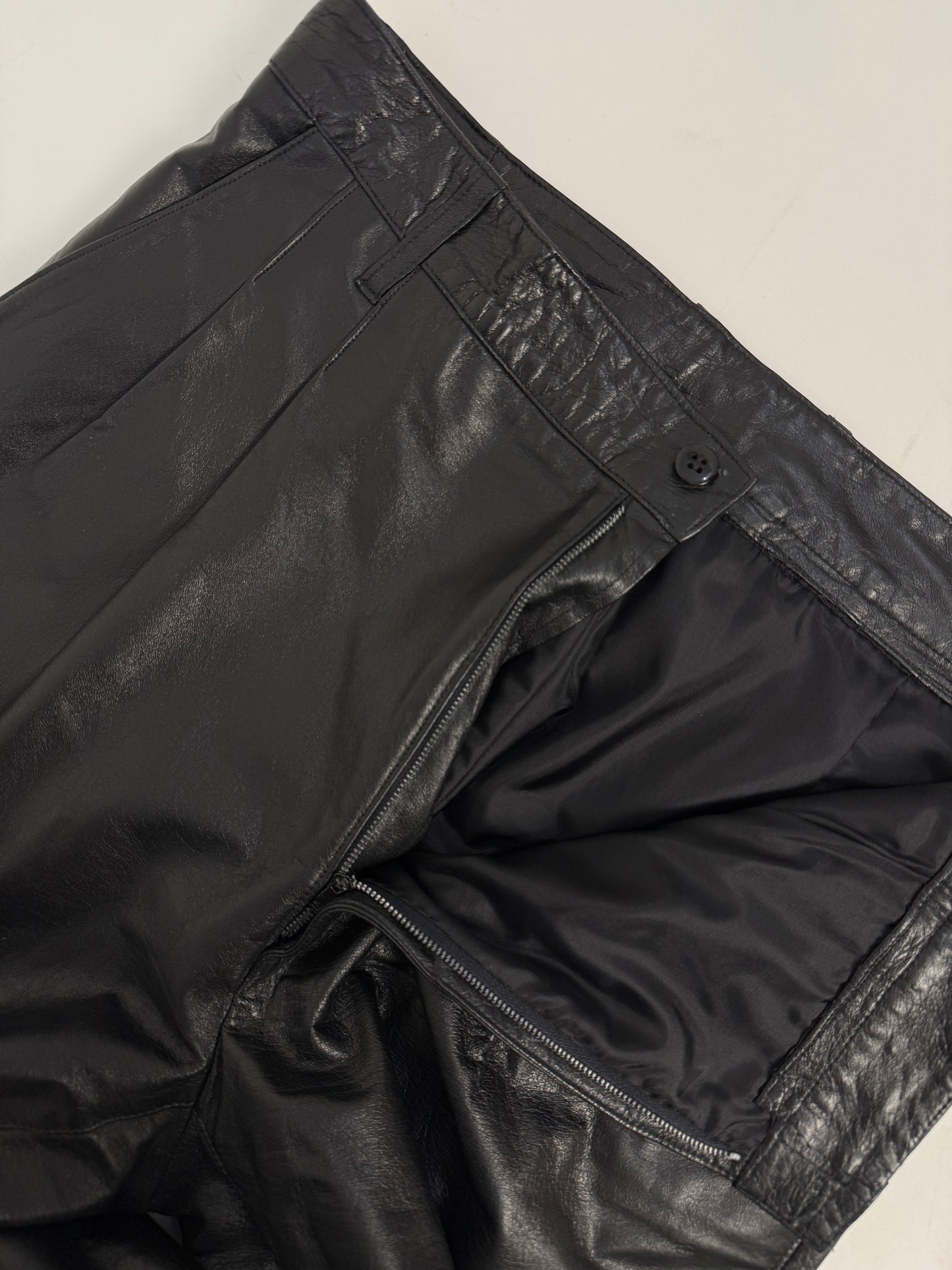 Pantaloni in vera pelle