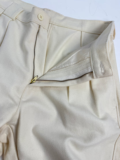 Pantaloni sartoriali in lana anni '70