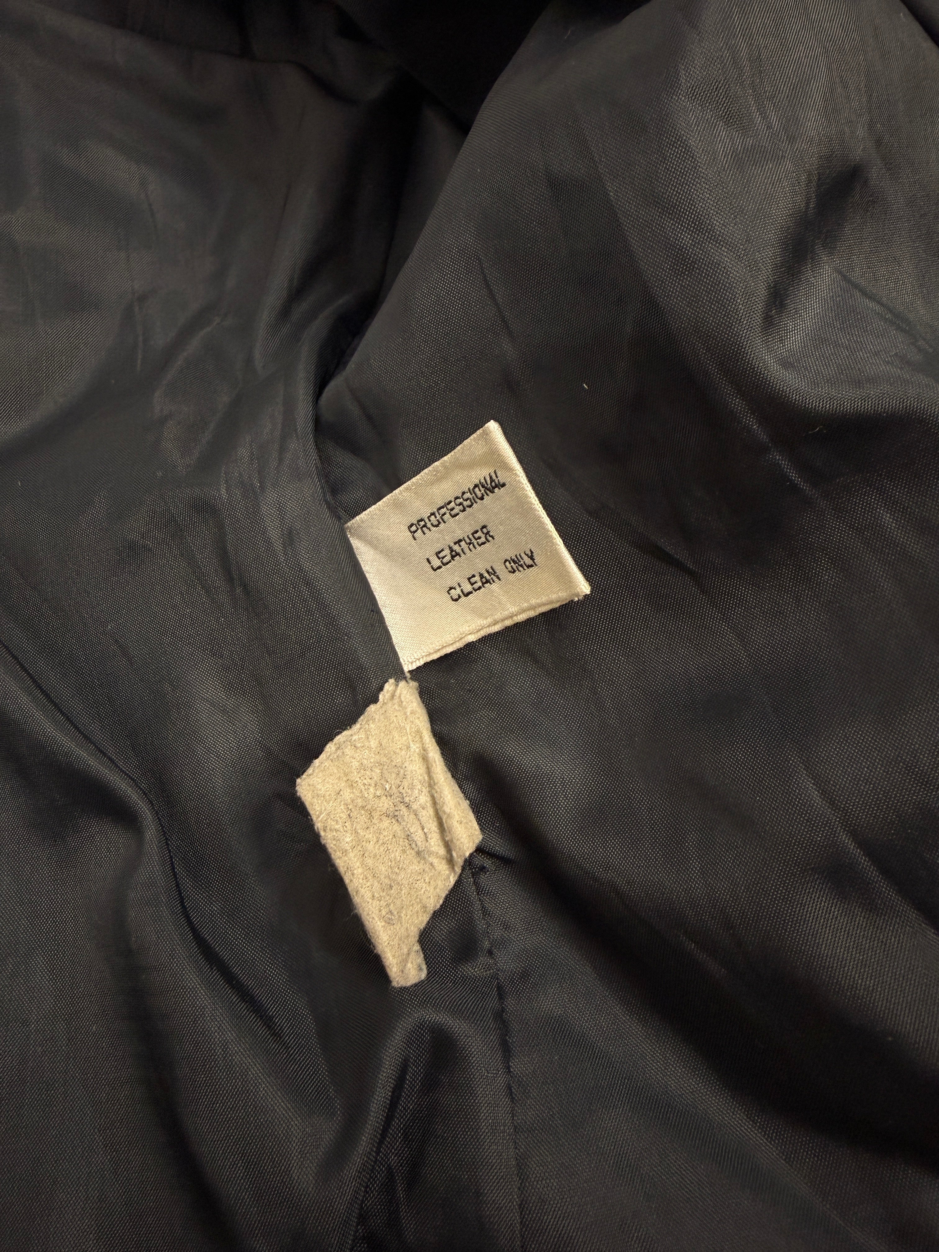 Giacca crop in camoscio con frange anni '80 - Fangovintage