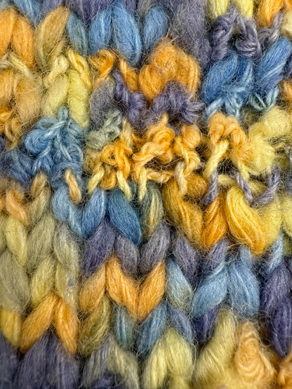 Gilet in lana mélange - fatto a mano